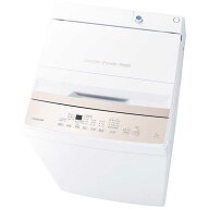 東芝　TOSHIBA　全自動洗濯機 洗濯5.0kg ピュアホワイト　AW-5GA4-W（標準設置無料）