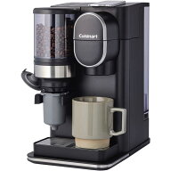クイジナート　Cuisinart ドリップワン ミル付きコーヒーメーカー 1杯 ステンレスフィルター ブラック　D…