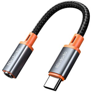 MCDODO�@Castle Series Type-C to DC3.5 Female Cable 11cm Mcdodo Black�@BLMDCA21-AD