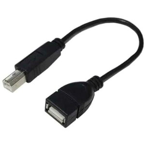 ϊl@USBϊP[u USB B(IX)-USB A(X) 20cm mType-AX /Type-BIXn ubN@SBAB/BA20