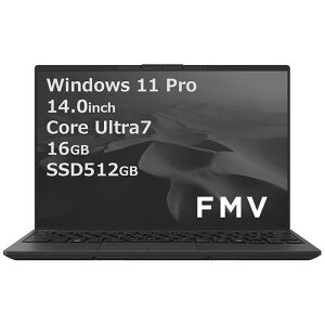 xmʁ@FUJITSU@FMV LIFEBOOK UH-X / J3m14.0^ / intel Core Ultra 7 / F16GB / SSDF512GB / Office HomeandBusinessnsNgubN@FMVUXJ3B