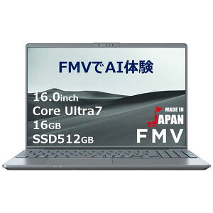 xmʁ@FUJITSU@FMV LIFEBOOK PH77 / J3m16.0^ / intel Core Ultra 7 / F16GB / SSDF512GB / Office HomeandBusinessnXg[O[@FMVP77J3H