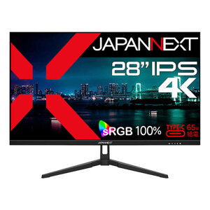 JAPANNEXT@28C` IPSpl 4K(3840x2160)𑜓x tj^[ HDMI DP USB Type-C(ő65Wd) sRGBF100 KVM@\ځ@JN-IPS28U-C6