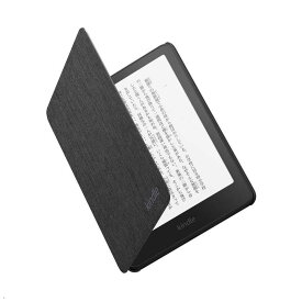 Amazon　Kindle Paperwhite・Kindle Paperwhiteシグニチャーエディション 第12世代用 純正 ファブリックカバー ブラック　B0CM7X424T