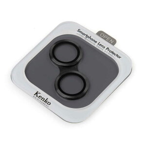 ケンコー Kenko スマートフォンレンズプロテクター iPhone16/16Plus ブラック LENSPTIP16