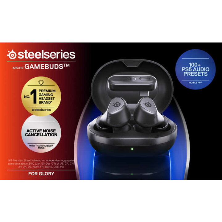 楽天市場】STEELSERIES Arctis GameBuds ［ワイヤレス(Bluetooth) /両 