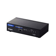 エレコム　ELECOM　スイッチングハブ [5ポート /1Giga対応 /電源内蔵] メタル筐体 ブラック　EHC-G05MN4-…