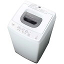 日立　HITACHI　全自動洗濯機 洗濯5.0kg 2ステップウォッシュ ピュアホワイト　NW-50K-W（標準設置無料）