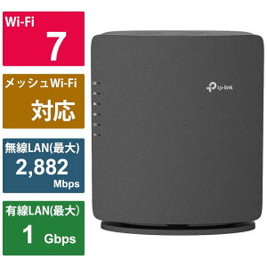 TPLINK@Wi-Fi7 LAN[^[ 2882{688Mbps BE3600 EasyMeshΉ MLO 4Xg[ mWi-Fi 7(be) /IPv6Ήn@ARCHERBE3600