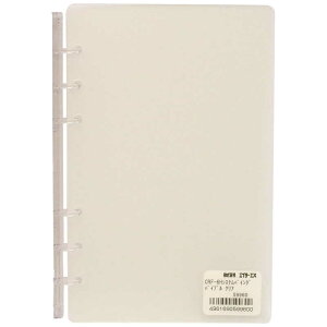 エイチエス システム手帳 リフィル保管用バインダー 6穴 バイブルサイズ クリア 5996001CRF6H