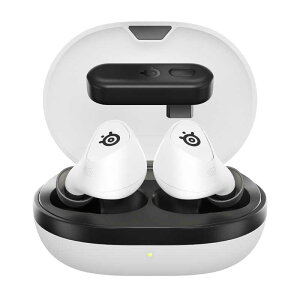 STEELSERIES�@Arctis GameBuds White [ ���C�����X ( Bluetooth ) / ���� / �C���z���^�C�v ] �@61682J