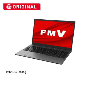 xmʁ@FUJITSU@m[gp\R FMV Lite 5515/J uCgubN [15.6^ /Win11 Home /Core i5 /F16GB /SSDF512GB /Office H&B]@FMV5515JBB