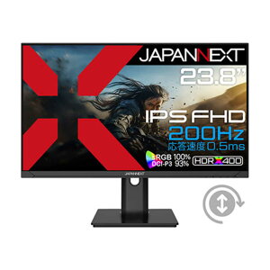 JAPANNEXT@IPSpl 𑜓x Q[~Oj^[ 0.5ms(MPRT) HDMI DP sRGBF100 DCI-P3F93 HDR400 PS5F120Hzڑ@JN-IPS238G200F-HSP