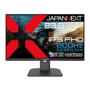 JAPANNEXT@USB-Cڑ Q[~Oj^[ [23.8^ /tHD(1920×1080) /Ch]@JN-IPS238G200F-C6