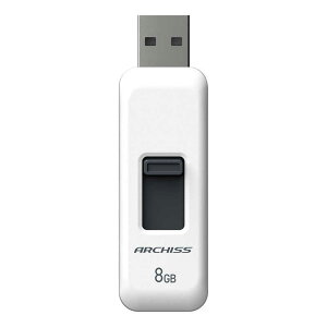 ARCHISS A[LX@USB XCh LbvX Xgbvz[t m8GB /USB TypeA /USB2.0 /XChn zCg@AS-008GU2-PSW