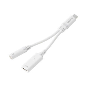 GR@ELECOM@ϊP[u USB Type-C to 3.5mm XeI~jWbN DAC VRbV/27W zCg@MPA-C35DPDSMWH