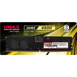 UMAX@ݗp UM-DDR5-4800[DIMM DDR5 /8GB /1]@UM-DDR5S-4800-8G