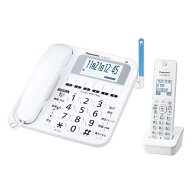 パナソニック　Panasonic　デジタルコードレス電話機 ホワイト［子機1台］　VE-GE19DL-W