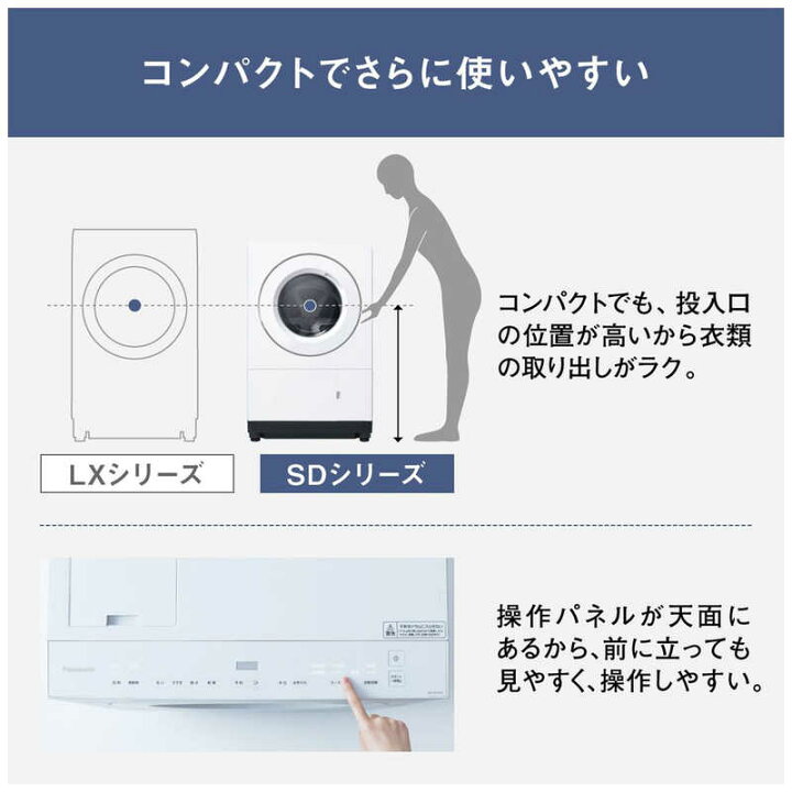 楽天市場】パナソニック Panasonic ドラム式洗濯乾燥機 SDシリーズ Iot 