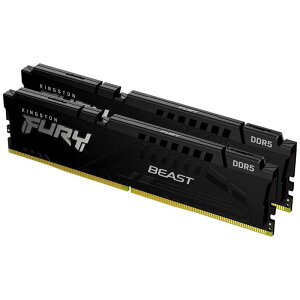 LOXg@݃ FURY Beast DDR5(5200MT/sE16Gbit/Intel XMP) ubN [DIMM DDR5 /16GB /2]@KF552C40BBK2-32
