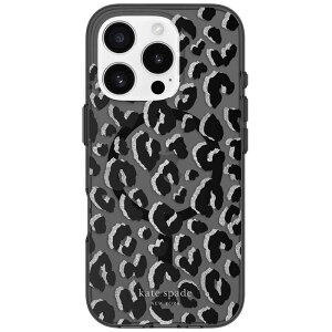 KATESPADE@iPhone 16 Pro Kate Spade Protective - MagSafe/ Recycled City Leopard Black@KS055048