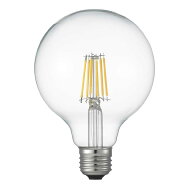ヤザワ　フィラメントLED G95 [E26 /ボール電球形 /60W相当 /電球色 /1個 /全方向タイプ] クリア　LDG6LG…