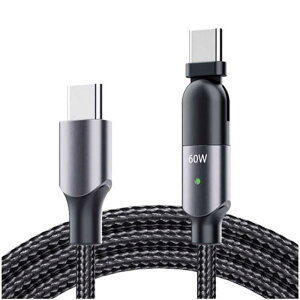 �Z�C���@PD60W 180°��]�v���O Type-C to C�P�[�u�� 1.1m�@D623