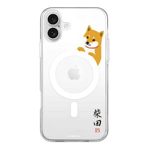 ROA�@iPhone 16 Plus (6.7�C���`) �N���A�P�[�X MagSafe ���΂����� abbi FRIENDS ��̌������@ABF27214i16PL