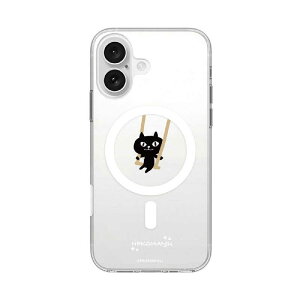 ROA�@iPhone 16(6.1�C���`) �N���A�P�[�X MagSafe �l�R�}���W���E abbi FRIENDS �u�����R�@ABF27240i16