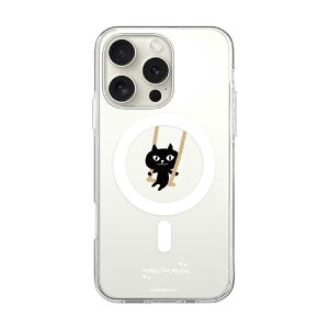 ROA�@iPhone 16 Pro(6.3�C���`) �N���A�P�[�X MagSafe �l�R�}���W���E abbi FRIENDS �u�����R�@ABF27241i16PR