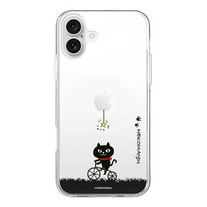 ROA�@iPhone 16 Plus (6.7�C���`) �\�t�g�N���A�P�[�X �l�R�}���W���E abbi FRIENDS �T�C�N�����O�@ABF27256i16PL