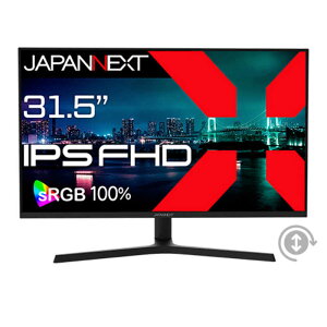 JAPANNEXT@31.5C` IPSpl tHD(1920x1080)𑜓x tj^[ sRGBF100 HDMI VGA  s{bg@\ (2Nۏ)@JN-IPS315F-HSP