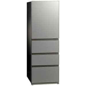 【標準設置無料】 アクア AQUA 冷蔵庫 4ドア 433L 右開き Delie+(デリエ・プラス)シリーズ 幅59.5cm クリスタルシルバー AQR-VZ43R-S