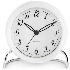 CebN@uv LK Table Clock 11cm white ARNE JACOBSEN(Al RuZ)@AJ43670