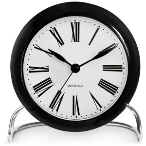 CebN@uv Roman Table Clock 11cm white ARNE JACOBSEN(Al RuZ)@AJ43671