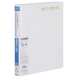 ハクバ　(ファイル・バインダータイプ・30穴) フォトシステムファイル プリントファイル L ホワイト( Lサイズ 120枚収納) ホワイト　APSF-PFLWT