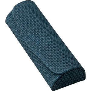 名古屋眼鏡 メガネケース セミハード ブルー 2574ー03