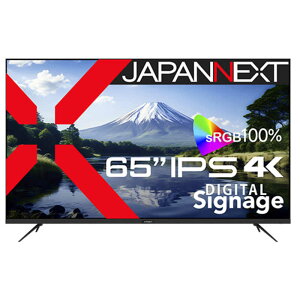 JAPANNEXT@PCj^[ IPS [65^ /4K(3840×2160j /Ch]@JN-IPS65UHD-Ui͂̂݁j