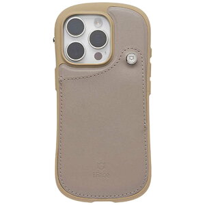 HAMEE@miPhone 16 PropniFace First Class J[h|PbgP[X iFace O[@IP16PIFACECARDGY