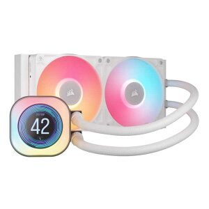 RZA@CORSAIR@iCUE LINK TITAN 240 RX RGB LCD -White-@CW-9061025-WW