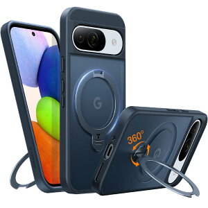 TORRASgX@Torras - Ostand Spin for Google Pixel 9/9 Pro m Black n Torras gX@X00FX2057