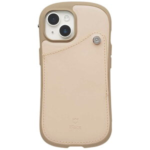 HAMEE�@�miPhone 15/14/13��p�niFace First Class �J�[�h�|�P�b�g�P�[�X iFace �x�[�W���@41-984949