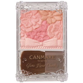 キャンメイク　グロウフルールチークス 01 ピーチフルール