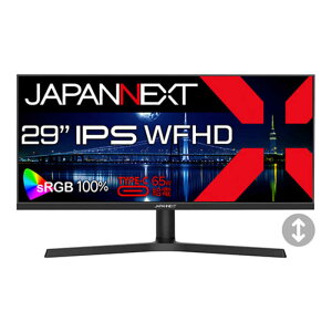 JAPANNEXT@29C` IPSpl ChtHD𑜓xEgChtj^[ HDMI DP USB Type-C(ő65W)@JNIPS292WFHDHSPC6