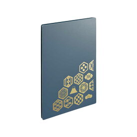 リヒトラブ　書き置き御朱印帳 藍鼠 22枚(1ポケット2枚)　A37011