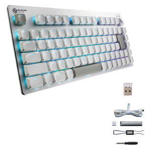 GR@ELECOM@Q[~OL[{[h L/ / Bluetooth jA Ԏ JjJ L[{[h 75TCY {z RGB V custom zCg@TK-VK520LLWH