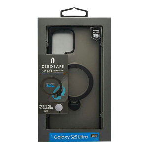 ���X�^�o�i�i�@Galaxy S25 Ultra ZEROSAFE Shaft ���C�����X�[�d�Ή� 360°��]�X�^���h�P�[�X �t���X�g�u���b�N�@8760GS25UZSFSBK