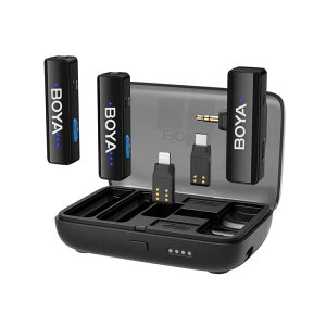 BOYA@Wireless mic {[N 3.5mm/Lightning/Type-CΉ w X}z/^ubg/Jp ubN@BOYALINK