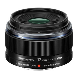 OMSYSTEM�@�J���������Y M.ZUIKO DIGITAL 17mm F1.8 II �i �}�C�N���t�H�[�T�[�Y / �P�œ_�����Y �j �@17mmF1.8II