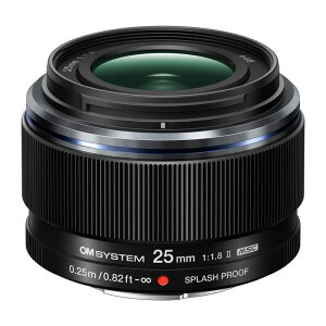 OMSYSTEM�@�J���������Y M.ZUIKO DIGITAL 25mm F1.8 II �i �}�C�N���t�H�[�T�[�Y / �P�œ_�����Y �j �@25mmF1.8II